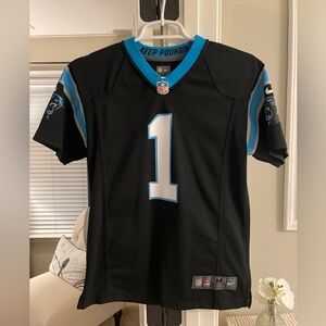 Carolina Panthers #1 Cam Newton Youth NFL Jersey - Youth Medium